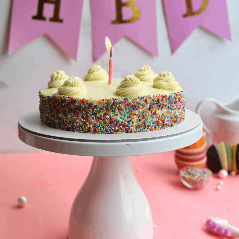 Simple Vanilla Cake | Birthday Cakes | 100% Eggless | Bangalore – Dream ...