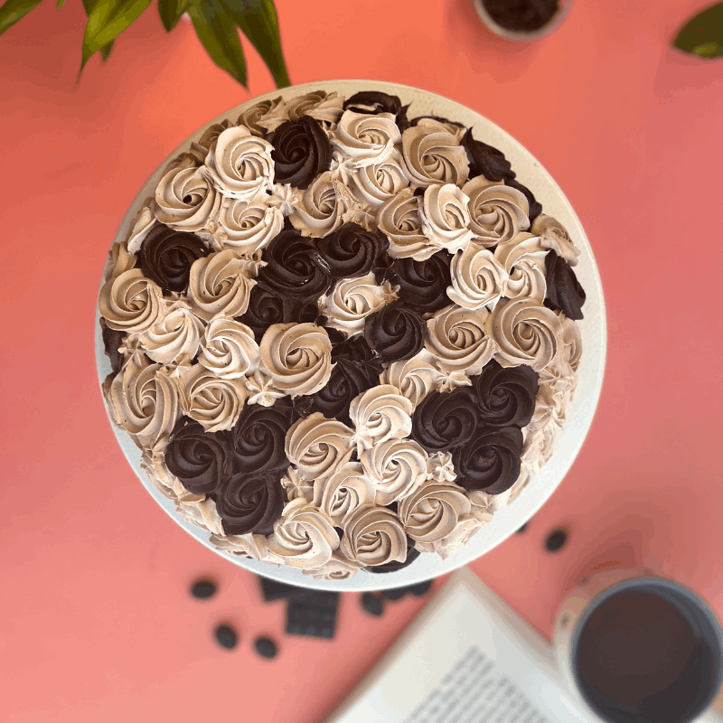Simple Coffee Birthday Cake - Joy to the Food
