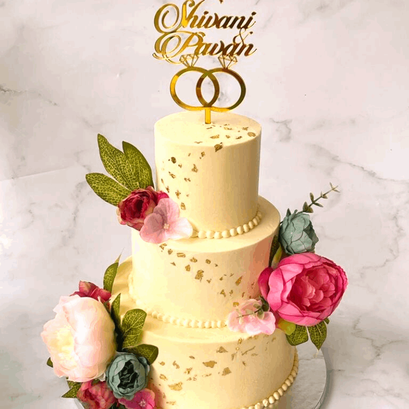 Wedding Cake | 100% Eggless – Dream a Dozen