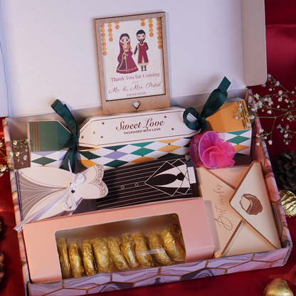 Luxury Wedding Hamper Gift Box, customised products