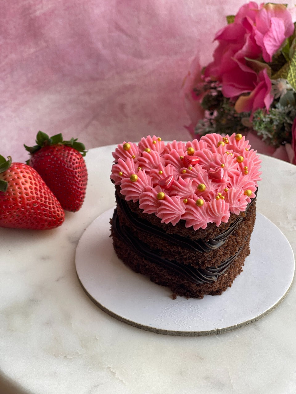 Valentine's Heart Cake